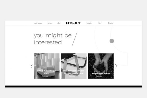 Fitsout web design